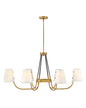 Hinkley - 37388HB - LED Linear Pendant - Aston - Heritage Brass