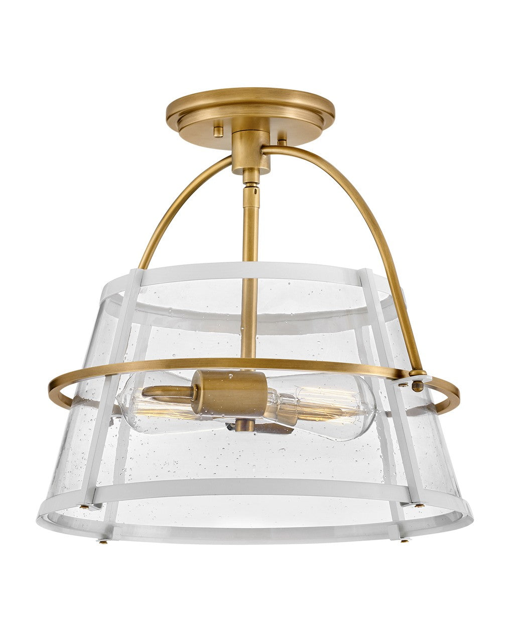 Hinkley - 38111HB-PT - LED Semi-Flush Mount - Tournon - Heritage Brass