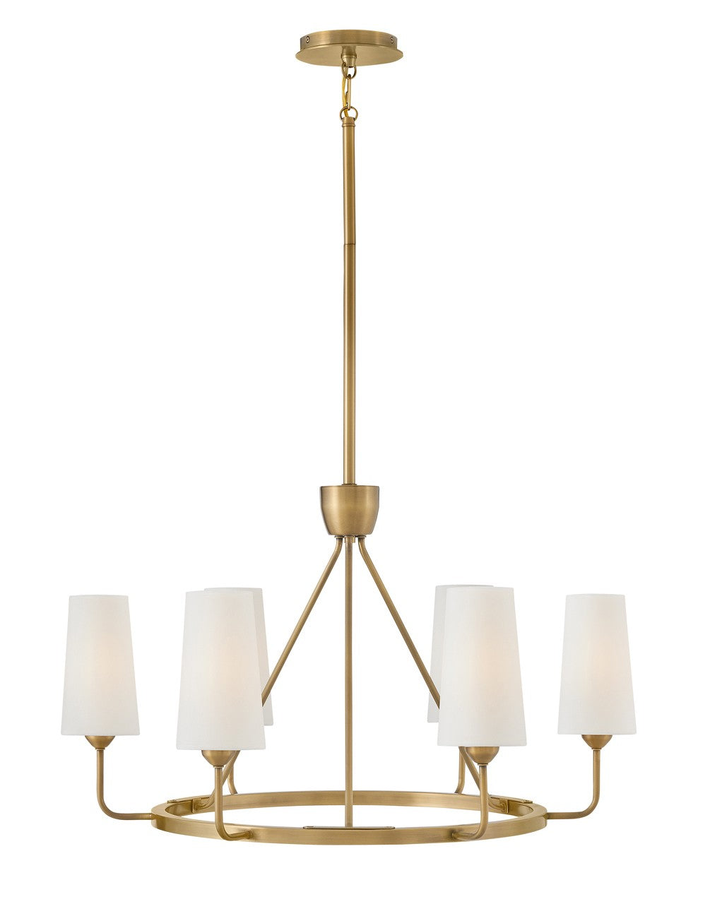 Hinkley - 45006HB - LED Pendant - Lewis - Heritage Brass