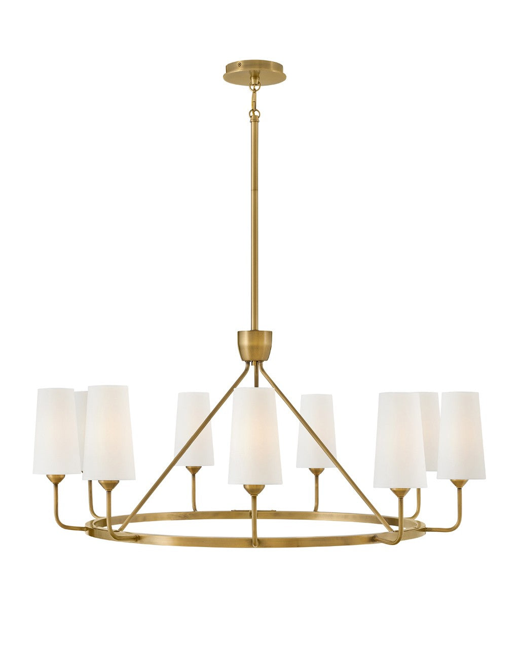 Hinkley - 45009HB - LED Pendant - Lewis - Heritage Brass