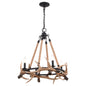 Vaxcel - H0262 - Four Light Chandelier - Breckenridge - Aged Iron