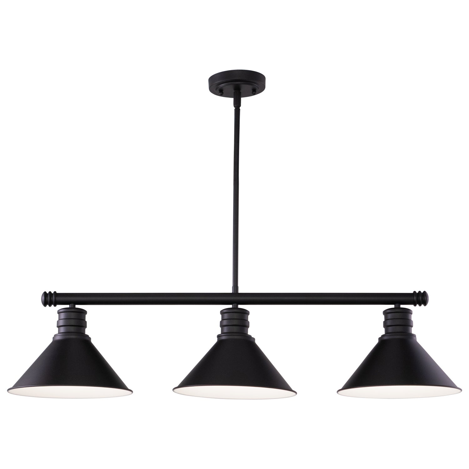 Vaxcel - H0269 - Three Light Linear Chandelier - Akron - Oil Rubbed Bronze