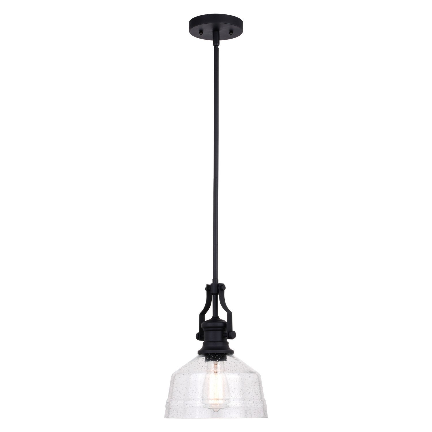 Vaxcel - P0357 - One Light Mini Pendant - Beloit - Matte Black