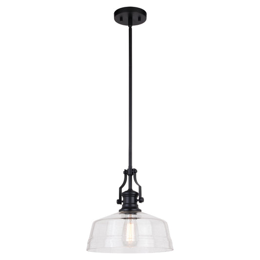 Vaxcel - P0380 - One Light Pendant - Beloit - Matte Black