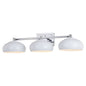 Vaxcel - W0386 - Three Light Vanity - Belmont - Chrome and Gloss White