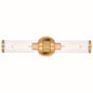 Vaxcel - W0390 - Two Light Wall Sconce - Levitt - Satin Brass