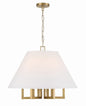 Crystorama - 2256-VG - Six Light Chandelier - Westwood - Vibrant Gold