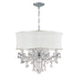 Crystorama - 4489-CH-SMW-CL-S - 12 Light Chandelier - Brentwood - Polished Chrome