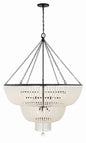 Crystorama - 614-MK - 15 Light Chandelier - Rylee - Matte Black