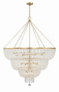 Crystorama - 618-GA - 24 Light Chandelier - Rylee - Antique Gold