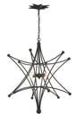 Crystorama - 9236-BK - Four Light Chandelier - Astro - Black