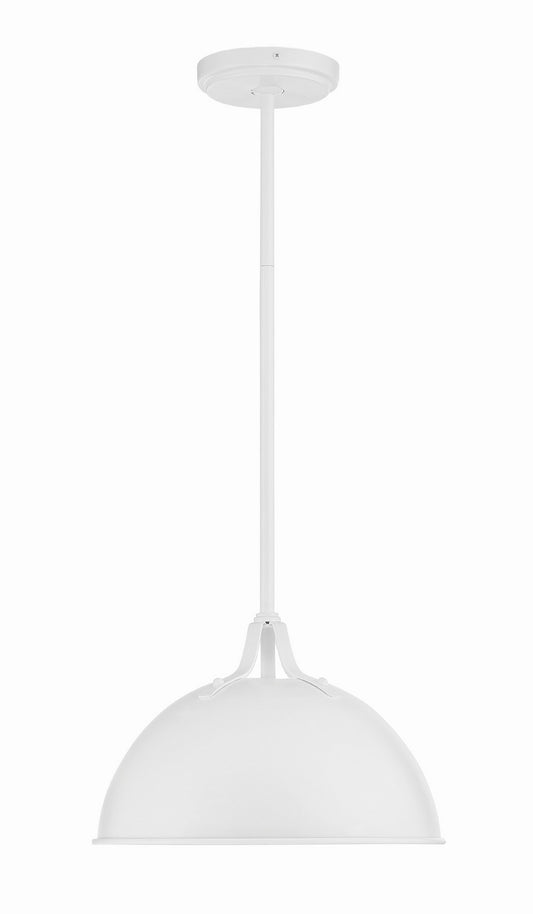 Crystorama - SOT-18013-WH - One Light Pendant - Soto - White