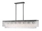 Z-Lite - 1943-53L-MB - Seven Light Linear Chandelier - Glacier - Matte Black