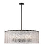 Z-Lite - 1943P32-MB - 12 Light Chandelier - Glacier - Matte Black