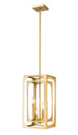 Z-Lite - 3038-4RB - Four Light Chandelier - Easton - Rubbed Brass