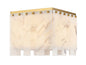 Z-Lite - 345F13-RB - Four Light Flush Mount - Viviana - Rubbed Brass