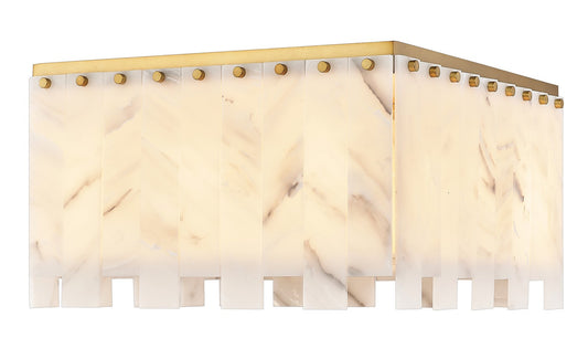 Z-Lite - 345F20-RB - Nine Light Flush Mount - Viviana - Rubbed Brass