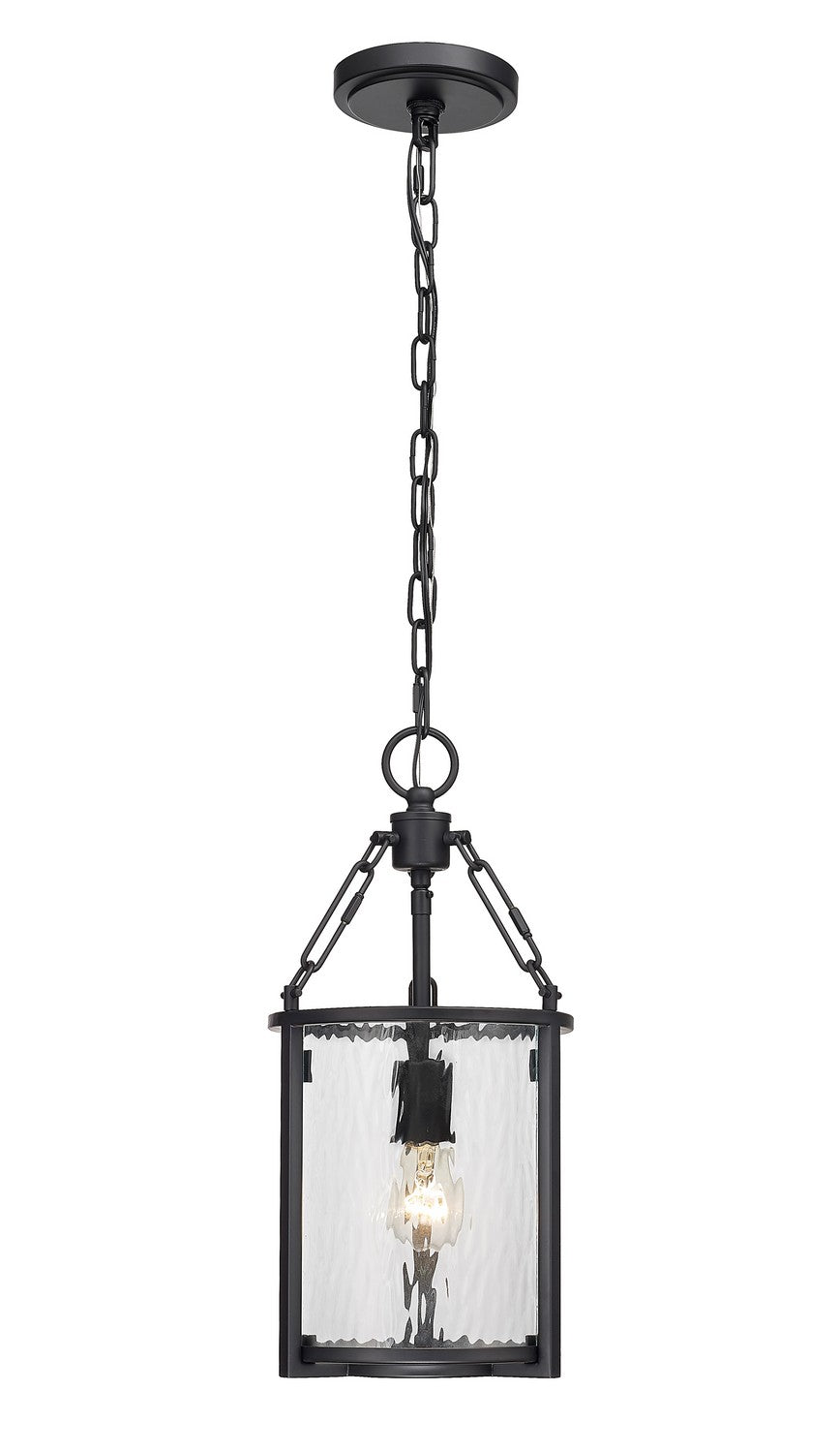 Z-Lite - 346P8-MB - One Light Pendant - Barrington - Matte Black