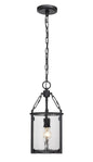 Z-Lite - 346P8-MB - One Light Pendant - Barrington - Matte Black