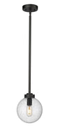 Z-Lite - 599P8-BK - One Light Outdoor Pendant - Laurent - Black