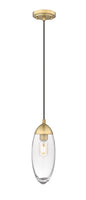 Z-Lite - 651P-RB - One Light Pendant - Arden - Rubbed Brass