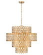 Z-Lite - 822P26-HB - 13 Light Chandelier - Dealey - Heirloom Brass