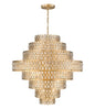 Z-Lite - 822P45-HB - 25 Light Chandelier - Dealey - Heirloom Brass