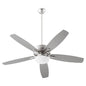 Quorum - 17052-165 - 52"Patio Fan - Breeze Patio Plus 52 - Satin Nickel