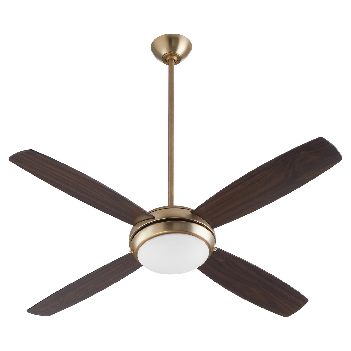 Quorum - 20524-80 - 52" Ceiling Fan - Expo - Aged Brass