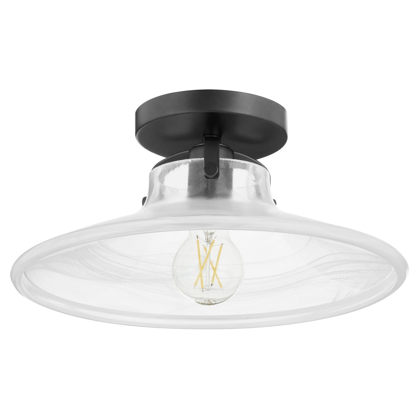 Quorum - 2820-13-59 - One Light Dual Mount - Marbled Dual Mounts - Matte Black