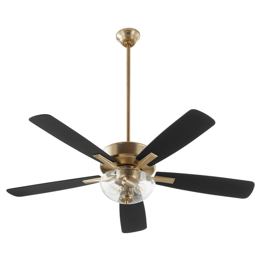 Quorum - 4525-2280 - 52"Ceiling Fan - Ovation - Aged Brass