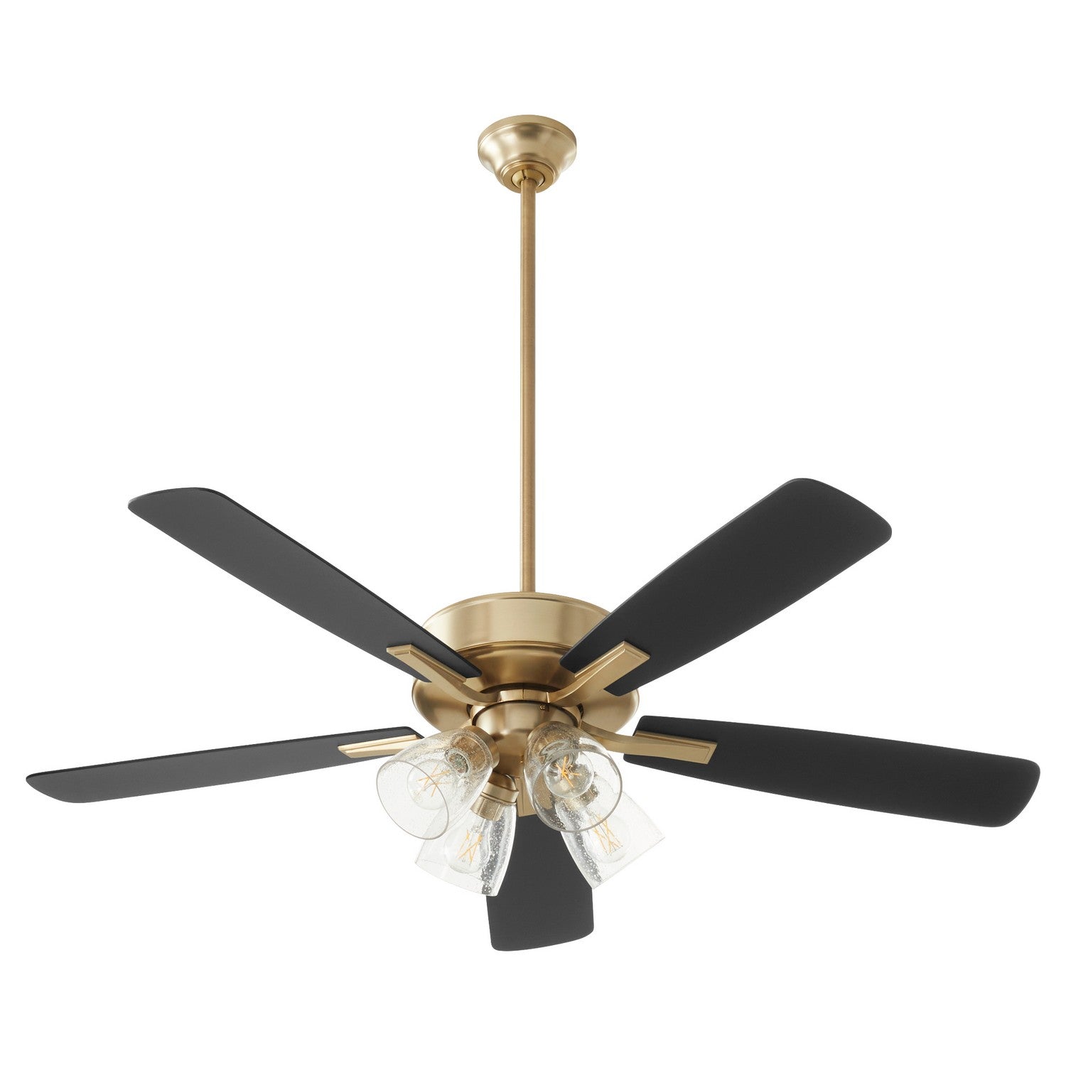 Quorum - 4525-2480 - 52"Ceiling Fan - Ovation - Aged Brass