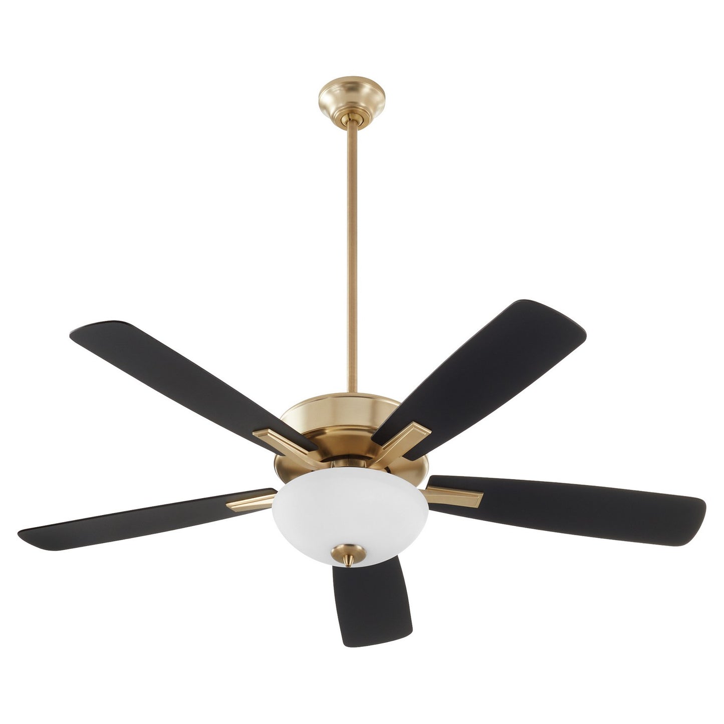 Quorum - 4525-280 - 52"Ceiling Fan - Ovation - Aged Brass