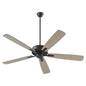 Quorum - 4605-59 - 60" Ceiling Fan - Ovation - Matte Black