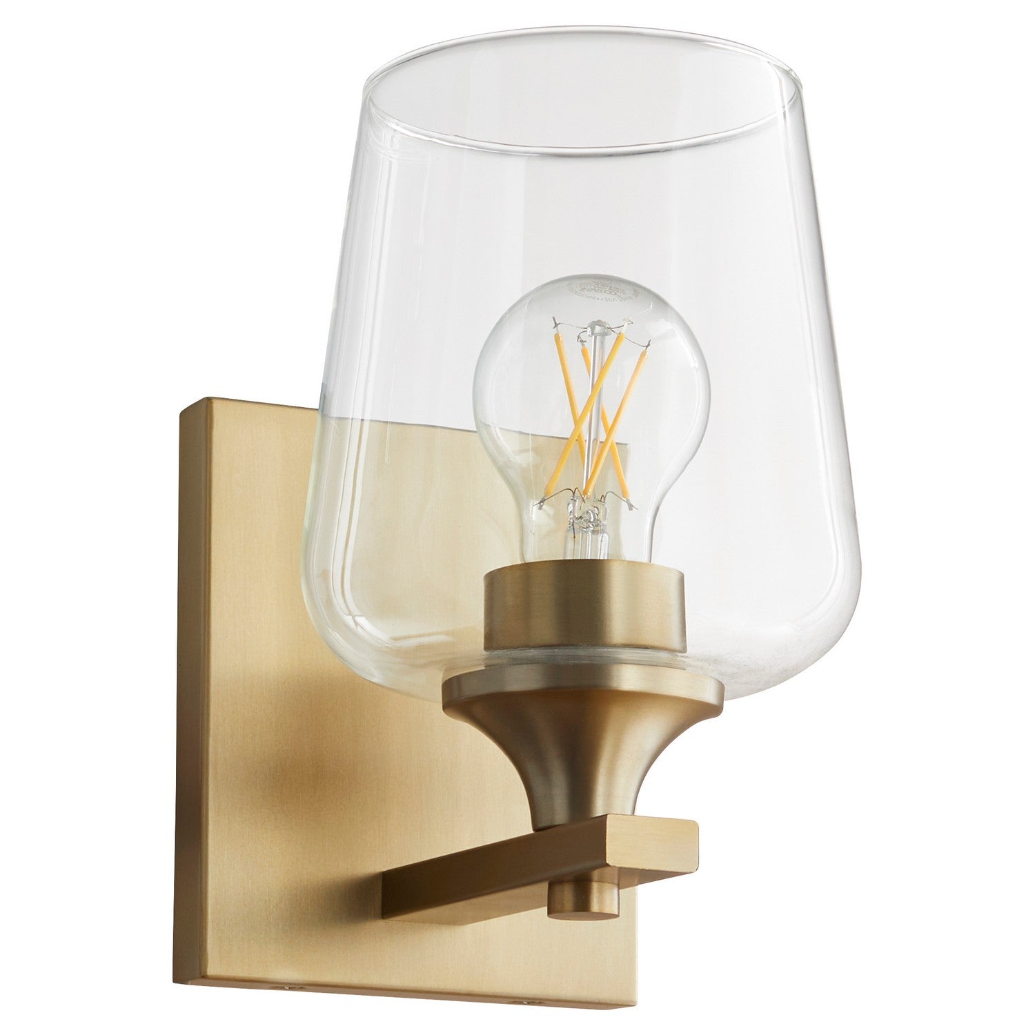 Quorum - 558-1-80 - One Light Wall Mount - Veno - Aged Brass