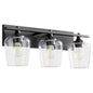 Quorum - 558-3-59 - Three Light Vanity - Veno - Matte Black