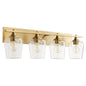 Quorum - 558-4-80 - Four Light Vanity - Veno - Aged Brass