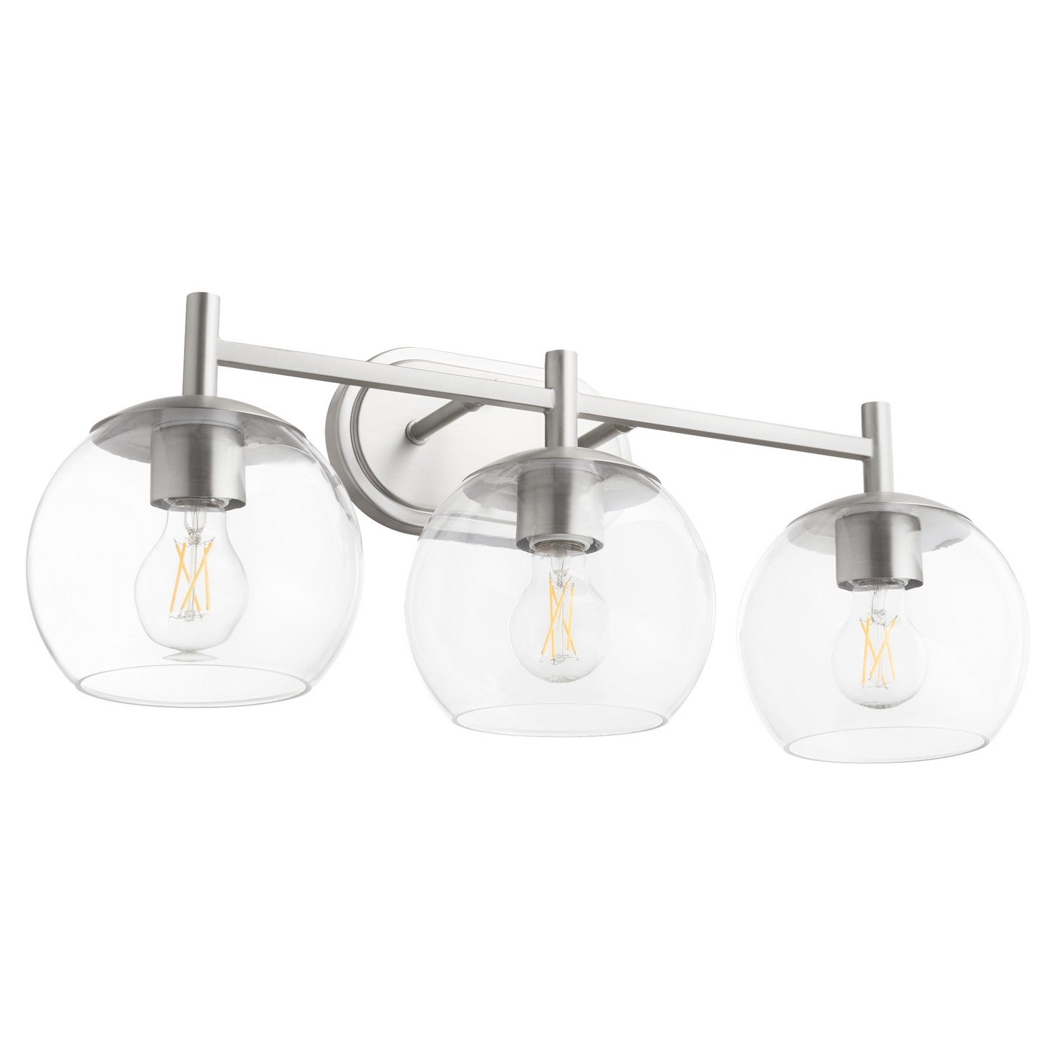 Quorum - 578-3-65 - Three Light Vanity - Lyon - Satin Nickel