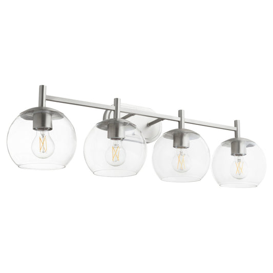 Quorum - 578-4-65 - Four Light Vanity - Lyon - Satin Nickel