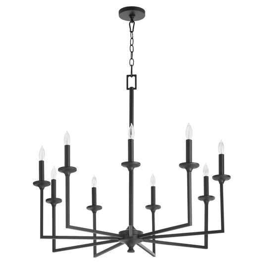 Quorum - 6005-9-59 - Nine Light Chandelier - Eldorado - Matte Black