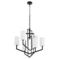 Quorum - 6078-6-59 - Six Light Chandelier - Bolivar - Matte Black