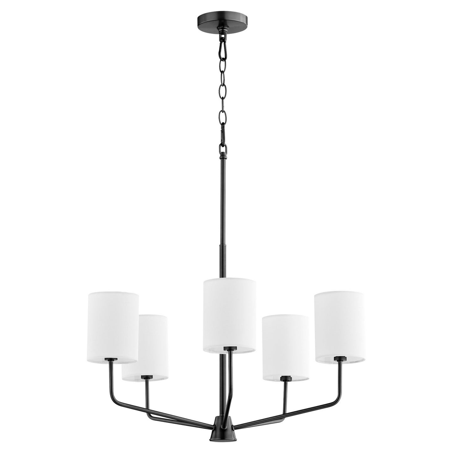 Quorum - 657-5-59 - Five Light Chandelier - Harmony - Matte Black