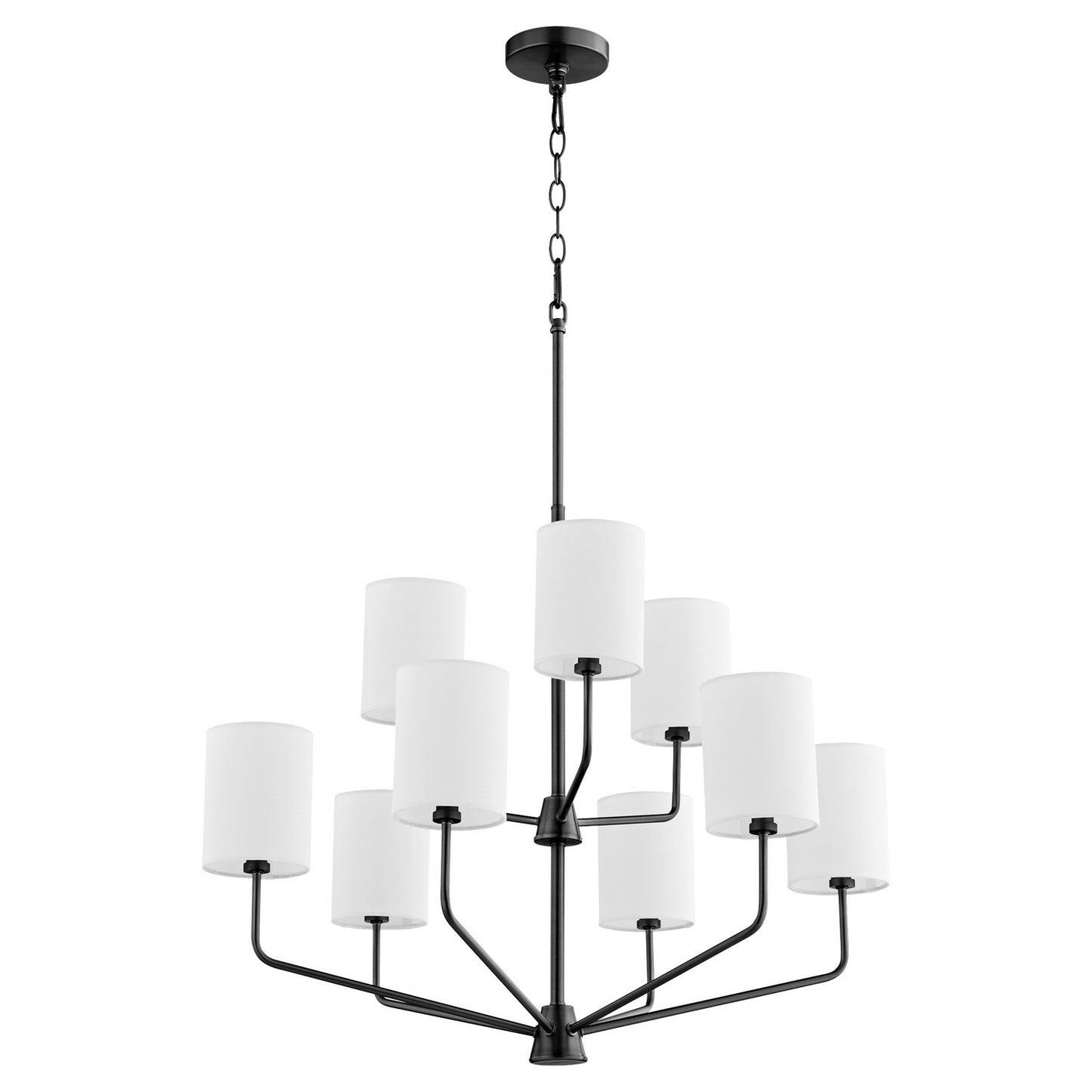 Quorum - 657-9-59 - Nine Light Chandelier - Harmony - Matte Black