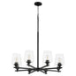 Quorum - 658-8-59 - Eight Light Chandelier - Veno - Matte Black