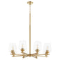 Quorum - 658-8-80 - Eight Light Chandelier - Veno - Aged Brass