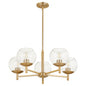 Quorum - 678-5-80 - Five Light Chandelier - Lyon - Aged Brass