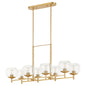 Quorum - 688-8-80 - Eight Light Chandelier - Lyon - Aged Brass