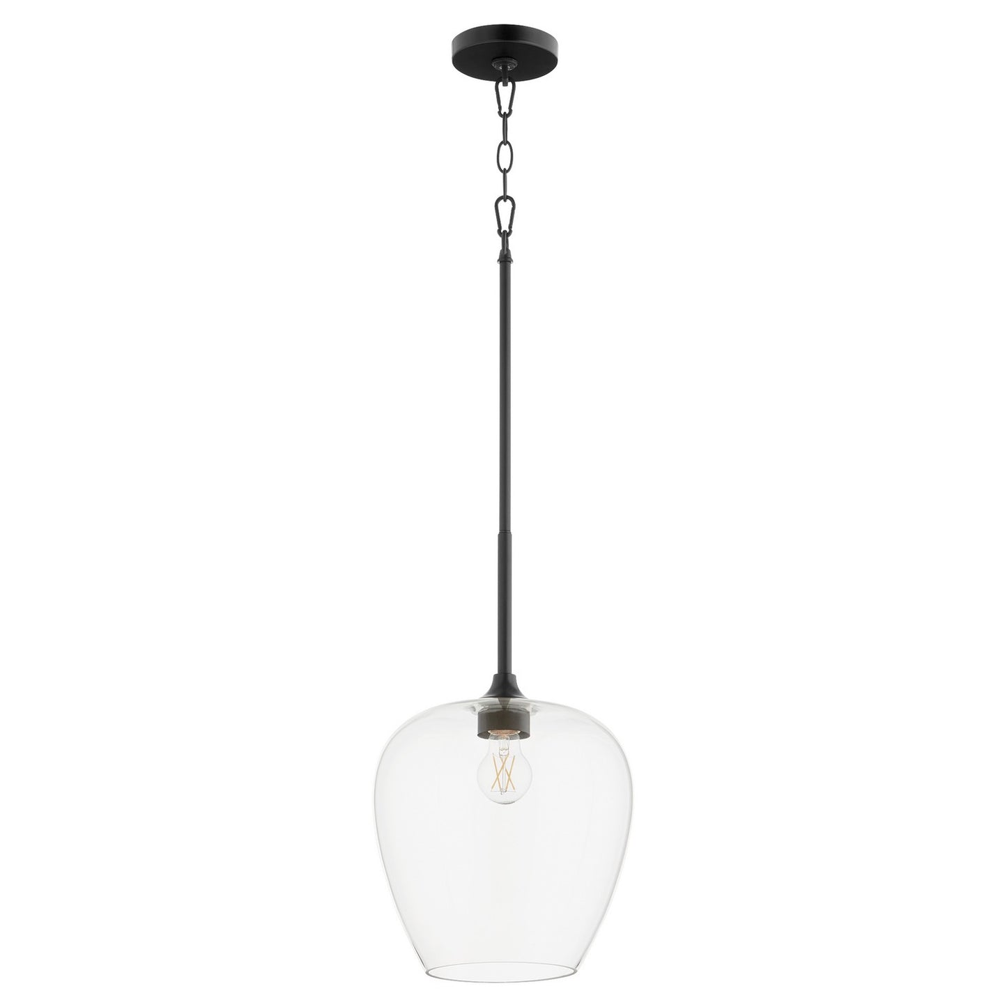 Quorum - 858-59 - One Light Pendant - Veno - Matte Black