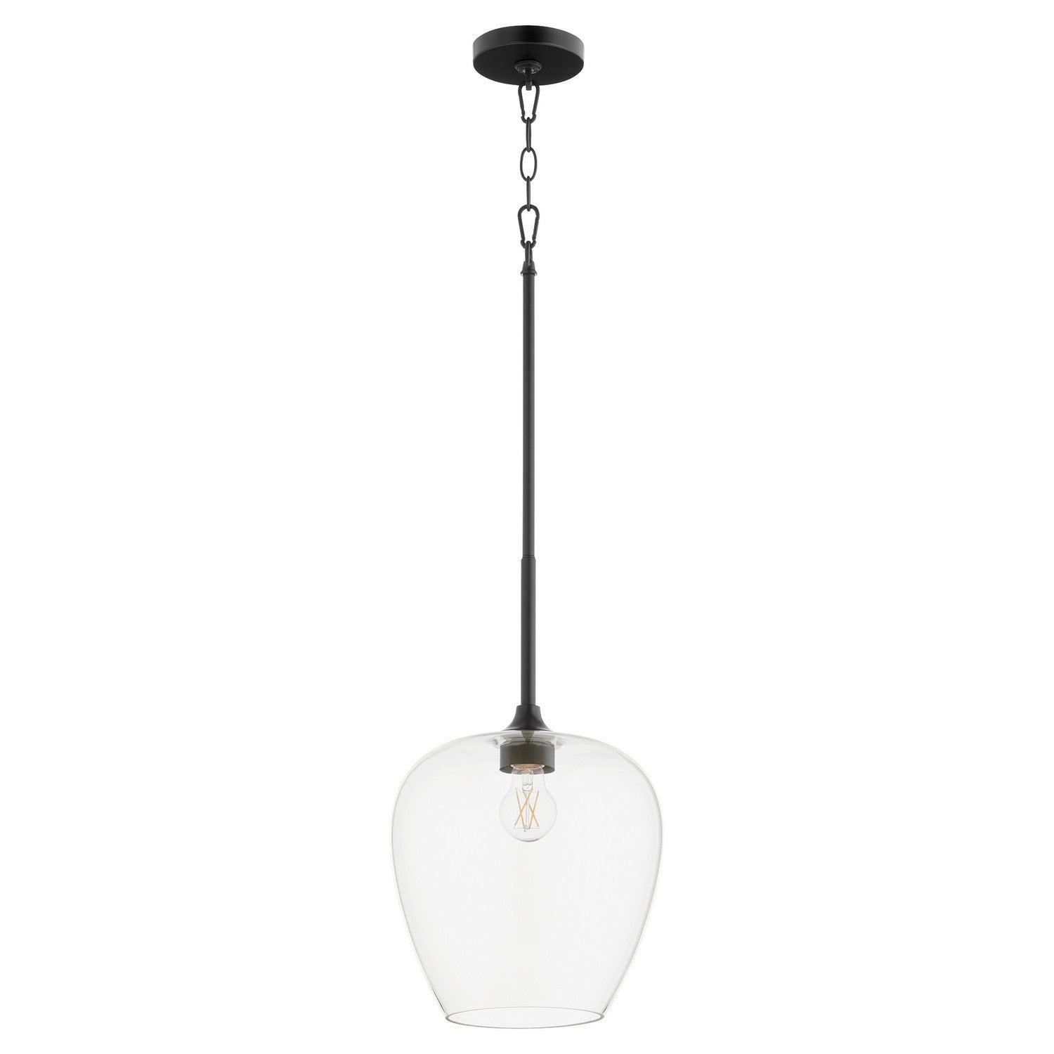 Quorum - 858-59 - One Light Pendant - Veno - Matte Black