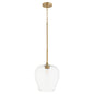 Quorum - 858-80 - One Light Pendant - Veno - Aged Brass